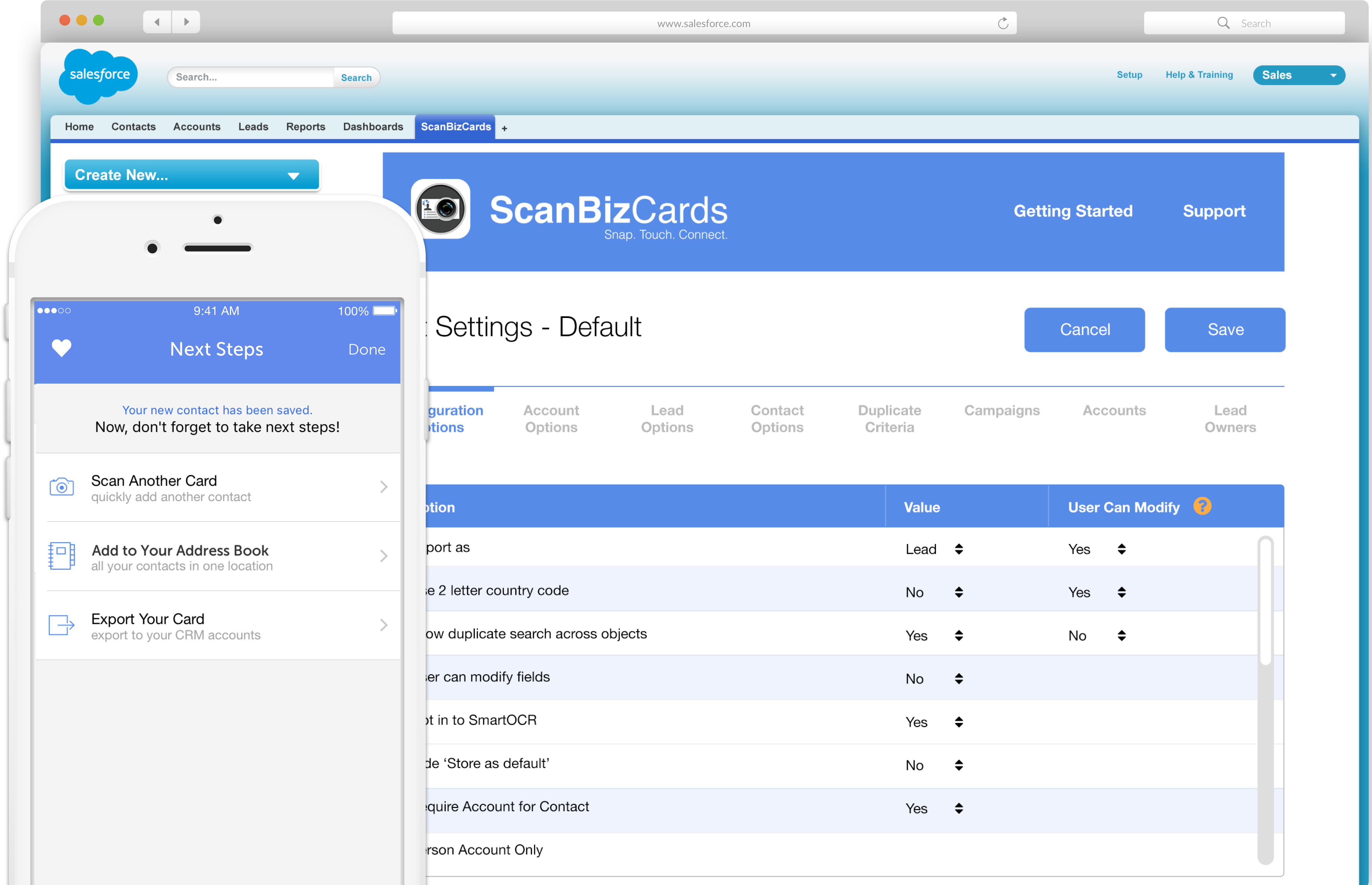 ScanBizCards Enterprise - Enterprise Card Scanning & CRM Export ScanBizCards Enterprise - Enterprise Card Scanning & CRM Export